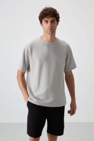 Air Jones Erkek Oversize 0 Yaka T-shirt 88379 - Thumbnail