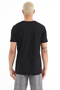 Air Jones Erkek Siyah 0 Yaka T-shirt 88210 - Thumbnail