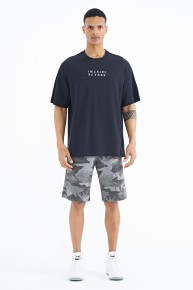 Tommy Life Erkek O Yaka Oversize T-shirt 88178 - Thumbnail