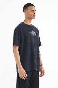 Tommy Life Erkek Oversize O Yaka T-shirt 88224 - Thumbnail