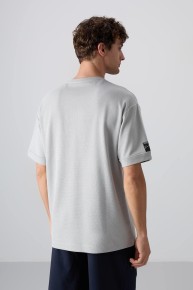 Tommy Life Erkek Taş Oversize T-shirt 88339 - Thumbnail